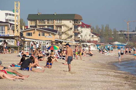 1 мая в Коблево на море. Кратко и фото